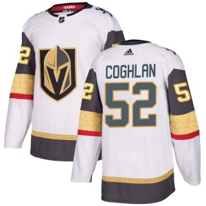 Men's Adidas Vegas Golden Knights Dylan Coghlan Gold White Away Jersey - Authentic