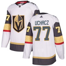 Men's Adidas Vegas Golden Knights Kai Uchacz Gold White Away Jersey - Authentic