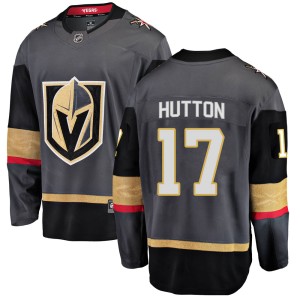 Men's Fanatics Branded Vegas Golden Knights Ben Hutton Gold Black Home Jersey - Breakaway