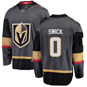 Men's Fanatics Branded Vegas Golden Knights Trent Swick Gold Black Home Jersey - Breakaway