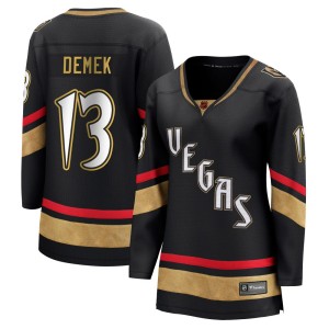 Women's Fanatics Branded Vegas Golden Knights Jakub Demek Gold Black Special Edition 2.0 Jersey - Breakaway