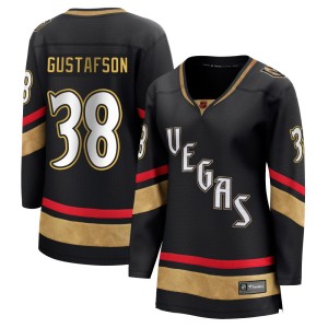 Women's Fanatics Branded Vegas Golden Knights Jordan Gustafson Gold Black Special Edition 2.0 Jersey - Breakaway