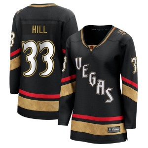 Women's Fanatics Branded Vegas Golden Knights Adin Hill Gold Black Special Edition 2.0 Jersey - Breakaway