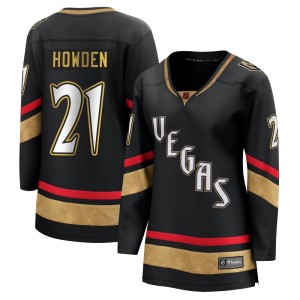 Women's Fanatics Branded Vegas Golden Knights Brett Howden Gold Black Special Edition 2.0 Jersey - Breakaway