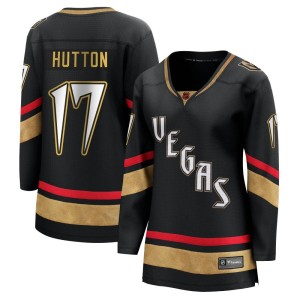 Women's Fanatics Branded Vegas Golden Knights Ben Hutton Gold Black Special Edition 2.0 Jersey - Breakaway