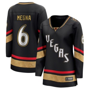 Women's Fanatics Branded Vegas Golden Knights Jaycob Megna Gold Black Special Edition 2.0 Jersey - Breakaway