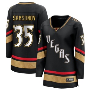 Women's Fanatics Branded Vegas Golden Knights Ilya Samsonov Gold Black Special Edition 2.0 Jersey - Breakaway