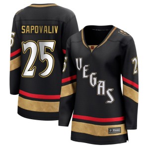 Women's Fanatics Branded Vegas Golden Knights Matyas Sapovaliv Gold Black Special Edition 2.0 Jersey - Breakaway