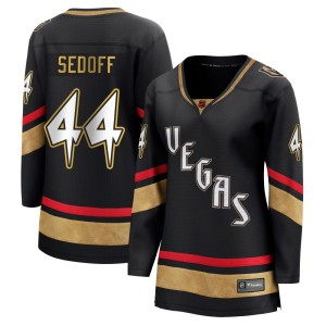 Women's Fanatics Branded Vegas Golden Knights Christoffer Sedoff Gold Black Special Edition 2.0 Jersey - Breakaway