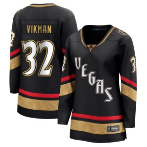 Women's Fanatics Branded Vegas Golden Knights Jesper Vikman Gold Black Special Edition 2.0 Jersey - Breakaway