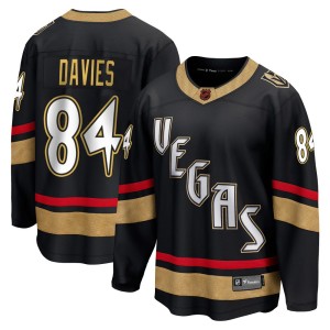 Youth Fanatics Branded Vegas Golden Knights Jeremy Davies Gold Black Special Edition 2.0 Jersey - Breakaway