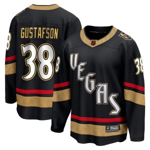 Youth Fanatics Branded Vegas Golden Knights Jordan Gustafson Gold Black Special Edition 2.0 Jersey - Breakaway