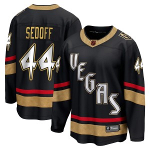 Youth Fanatics Branded Vegas Golden Knights Christoffer Sedoff Gold Black Special Edition 2.0 Jersey - Breakaway