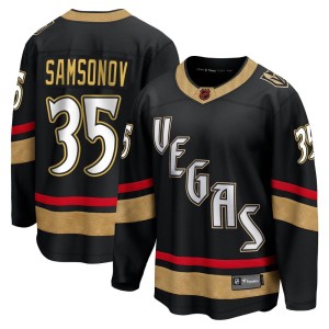 Men's Fanatics Branded Vegas Golden Knights Ilya Samsonov Gold Black Special Edition 2.0 Jersey - Breakaway