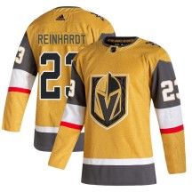 Youth Adidas Vegas Golden Knights Cole Reinhardt Gold 2020/21 Alternate Jersey - Authentic